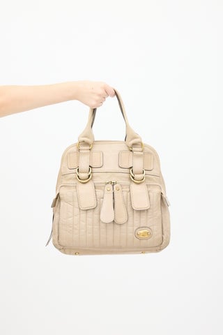 Chloe Leather Bay Bag