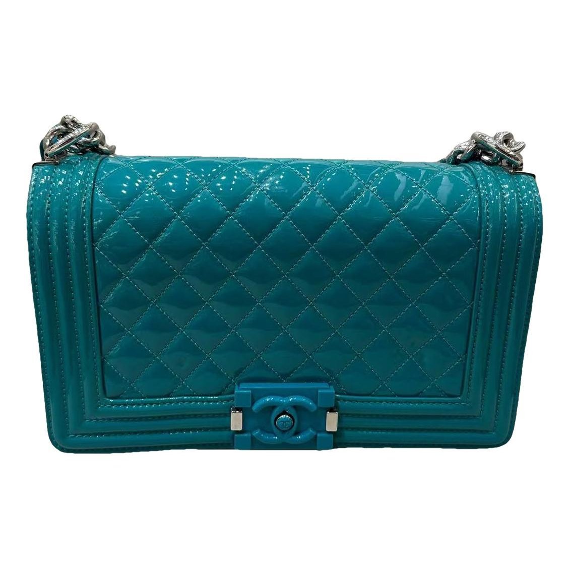 Patent leather handbag