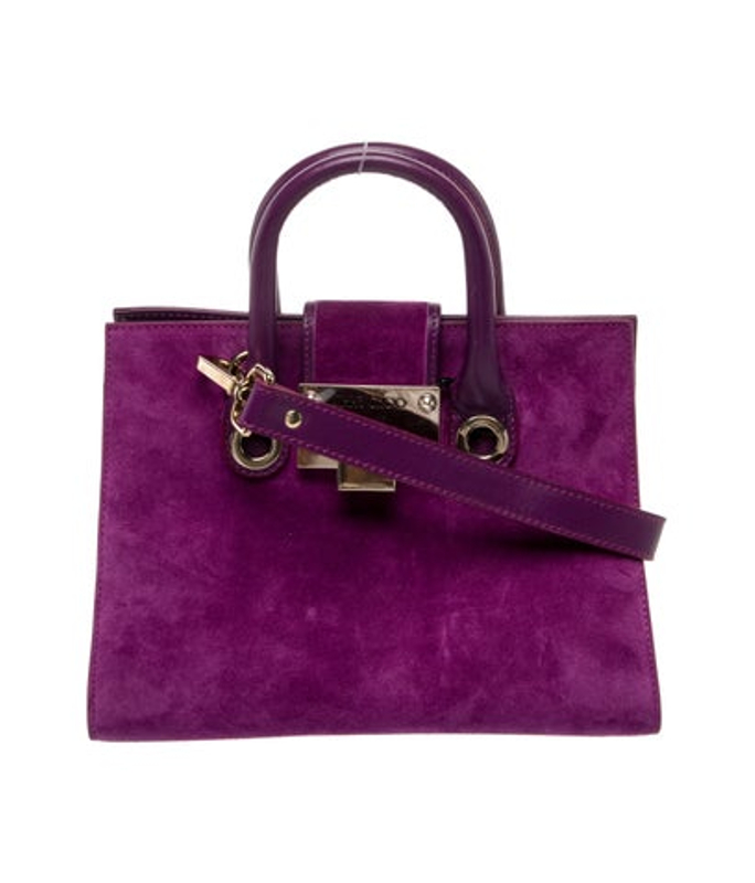 Jimmy Choo Choo Suede Top Handle Bag W Tags