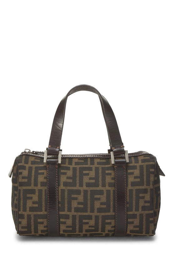 Brown Zucca Canvas Boston Mini