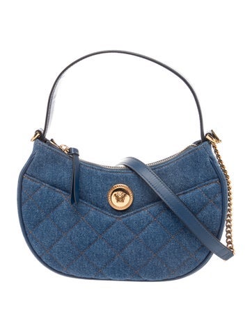 Denim Top Handle Bag
