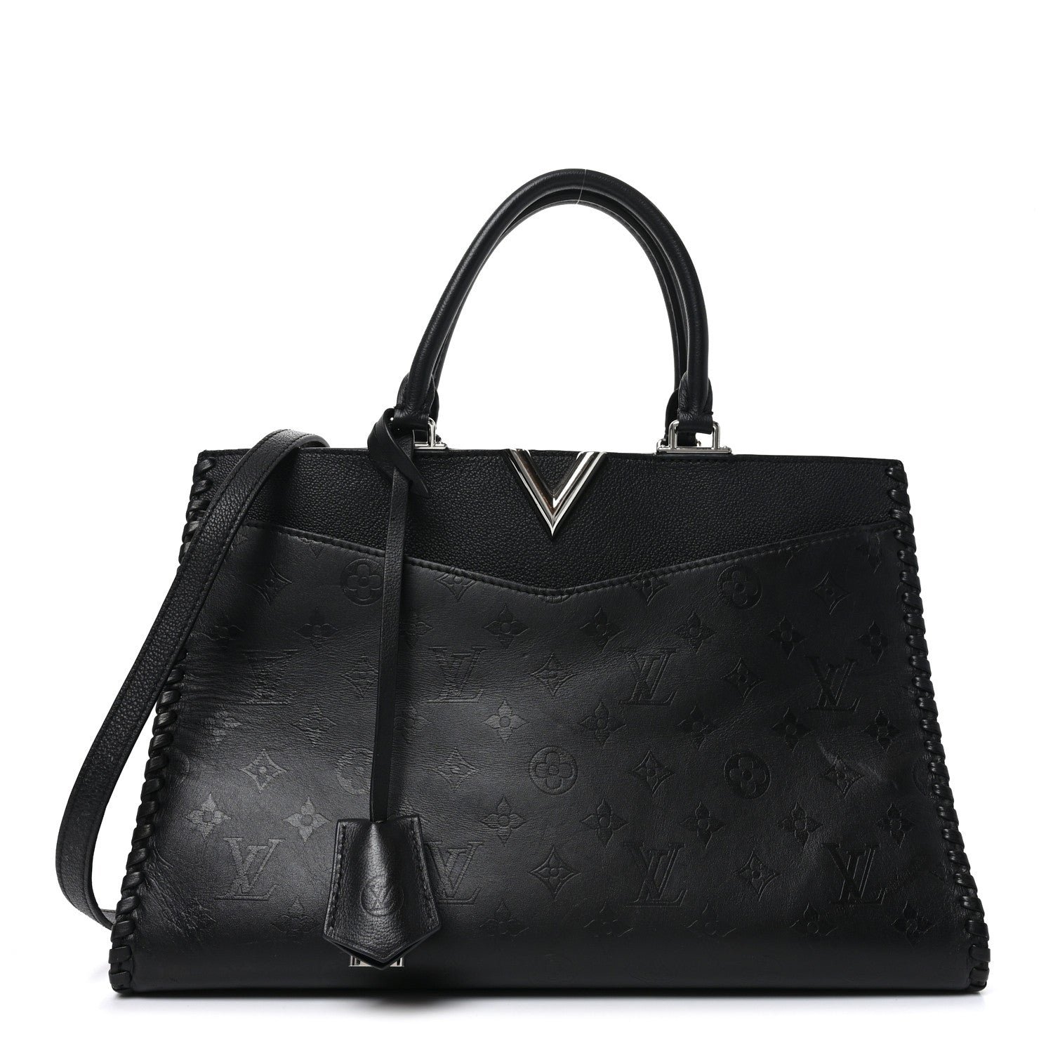 Louis Vuitton Monogram Cuir Plume Very Zipped Tote