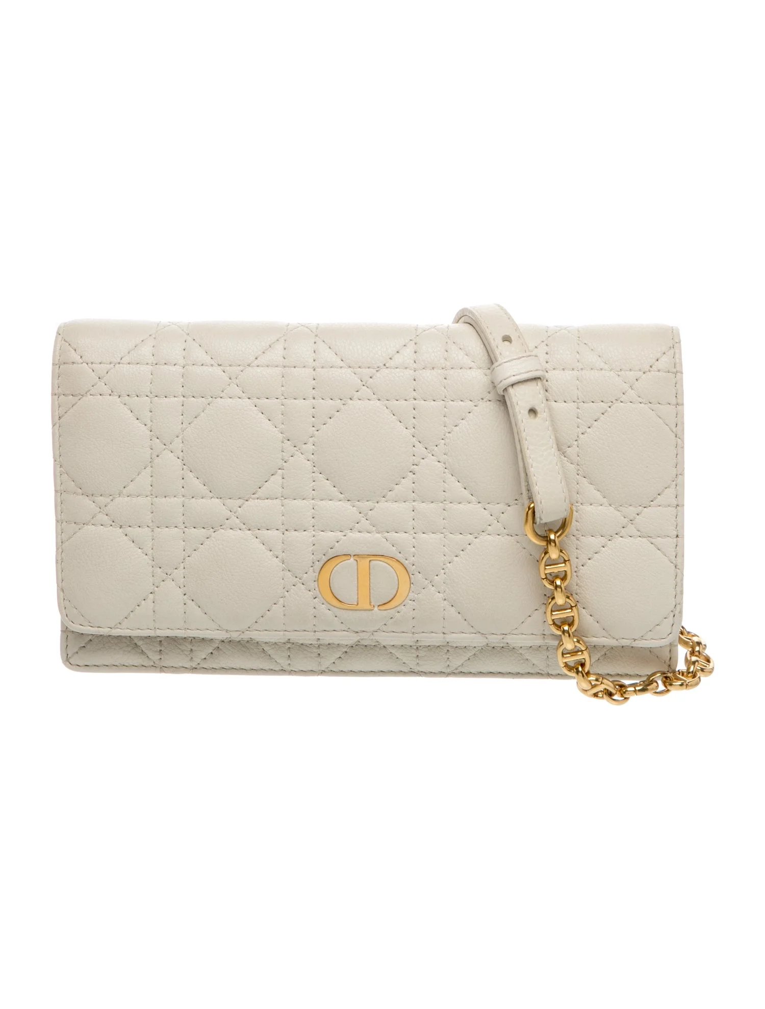 Cannage Pouch with Chain