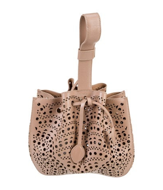 Alaia Leather Top Handle Bag