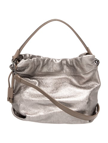 Leather Top Handle Bag