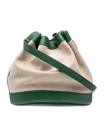 Courchevel & Toile Market Bucket Bag
