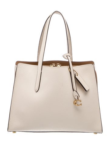 Leather Top Handle Bag