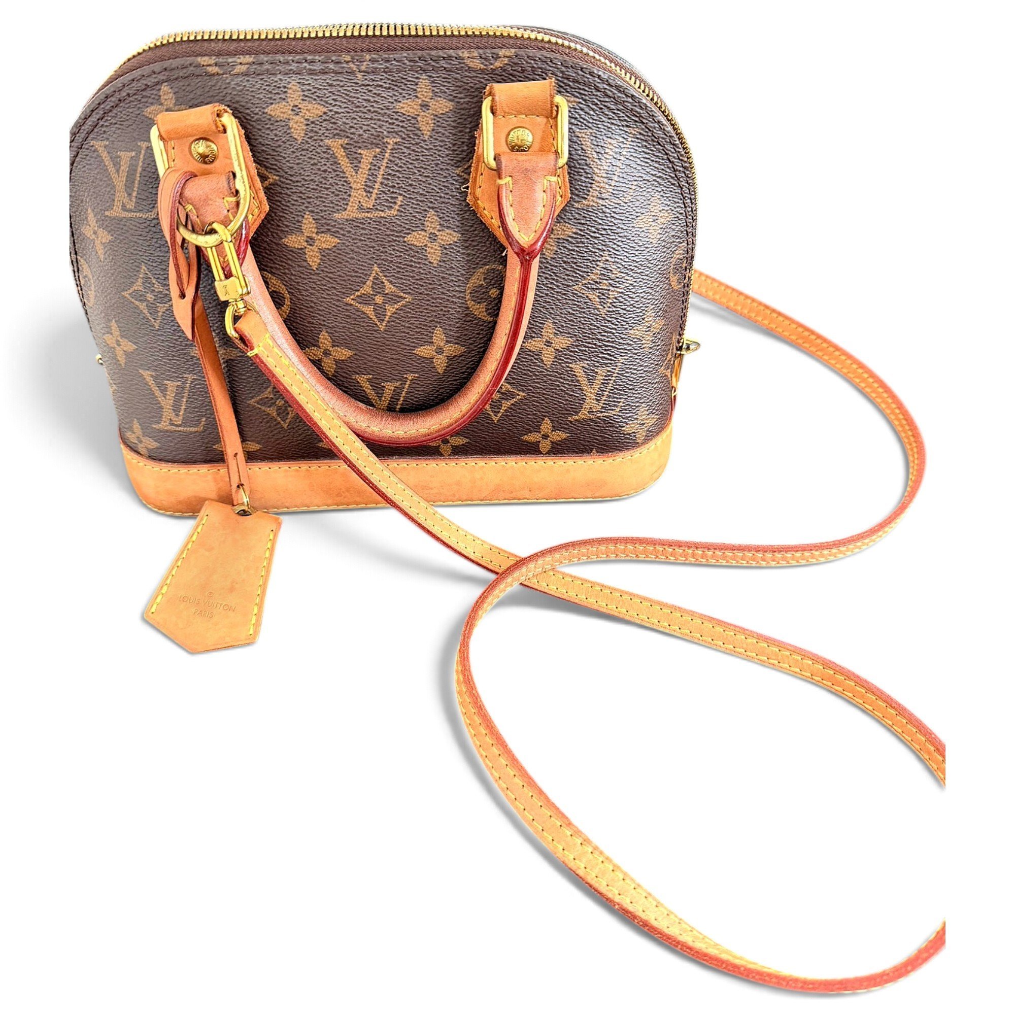 Alma leather handbag