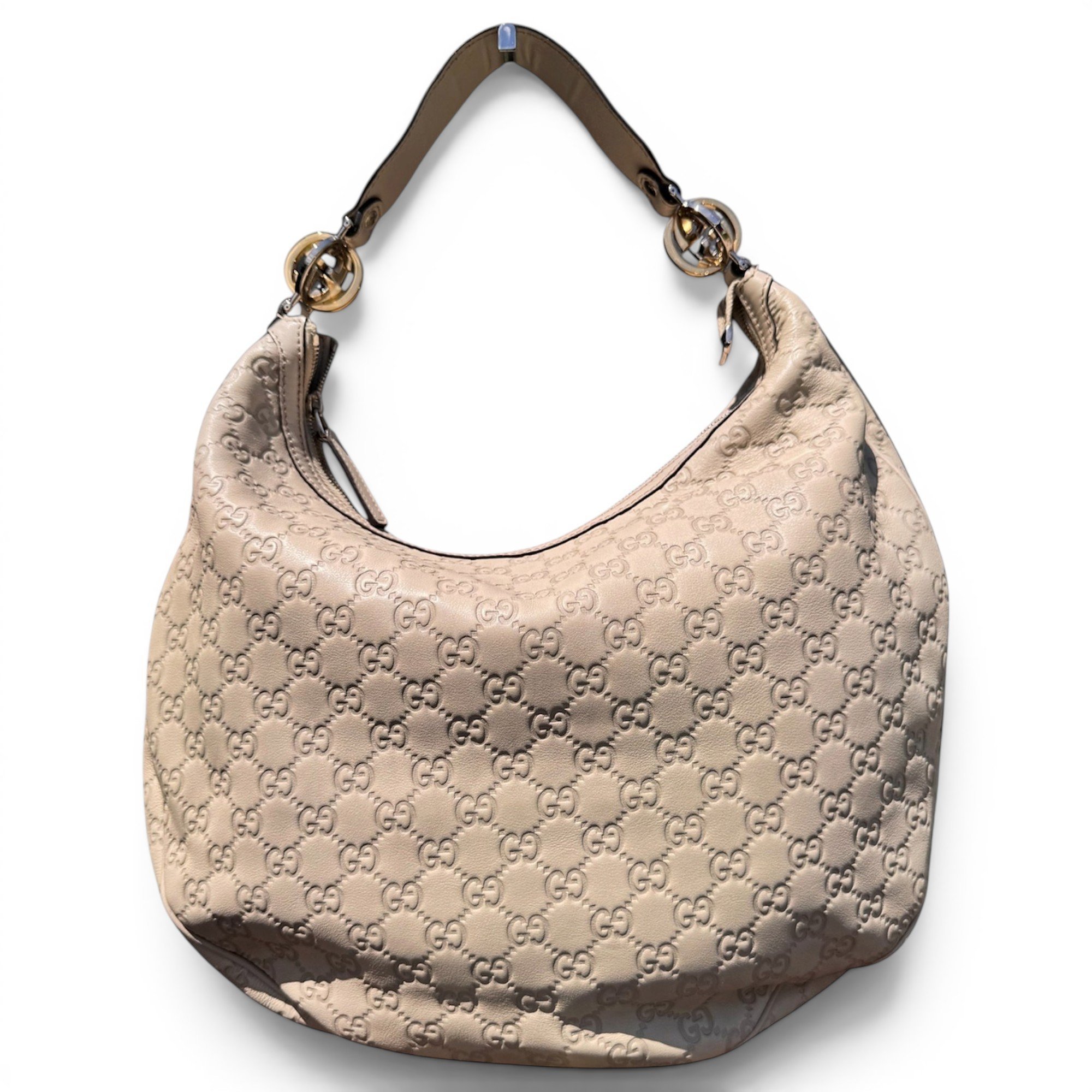 Hobo leather handbag