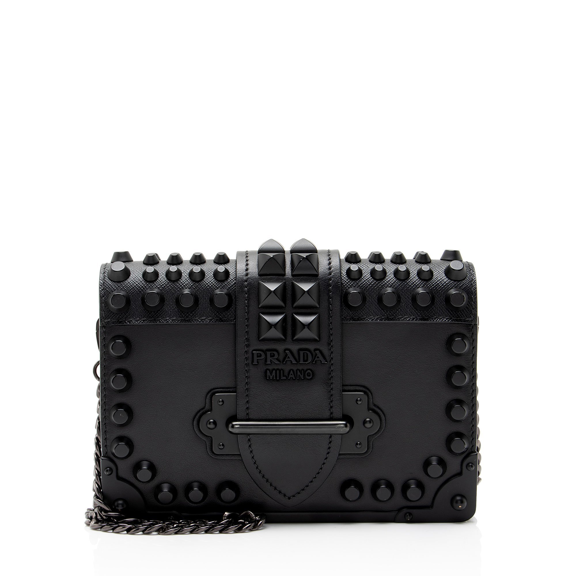 Cahier leather crossbody bag
