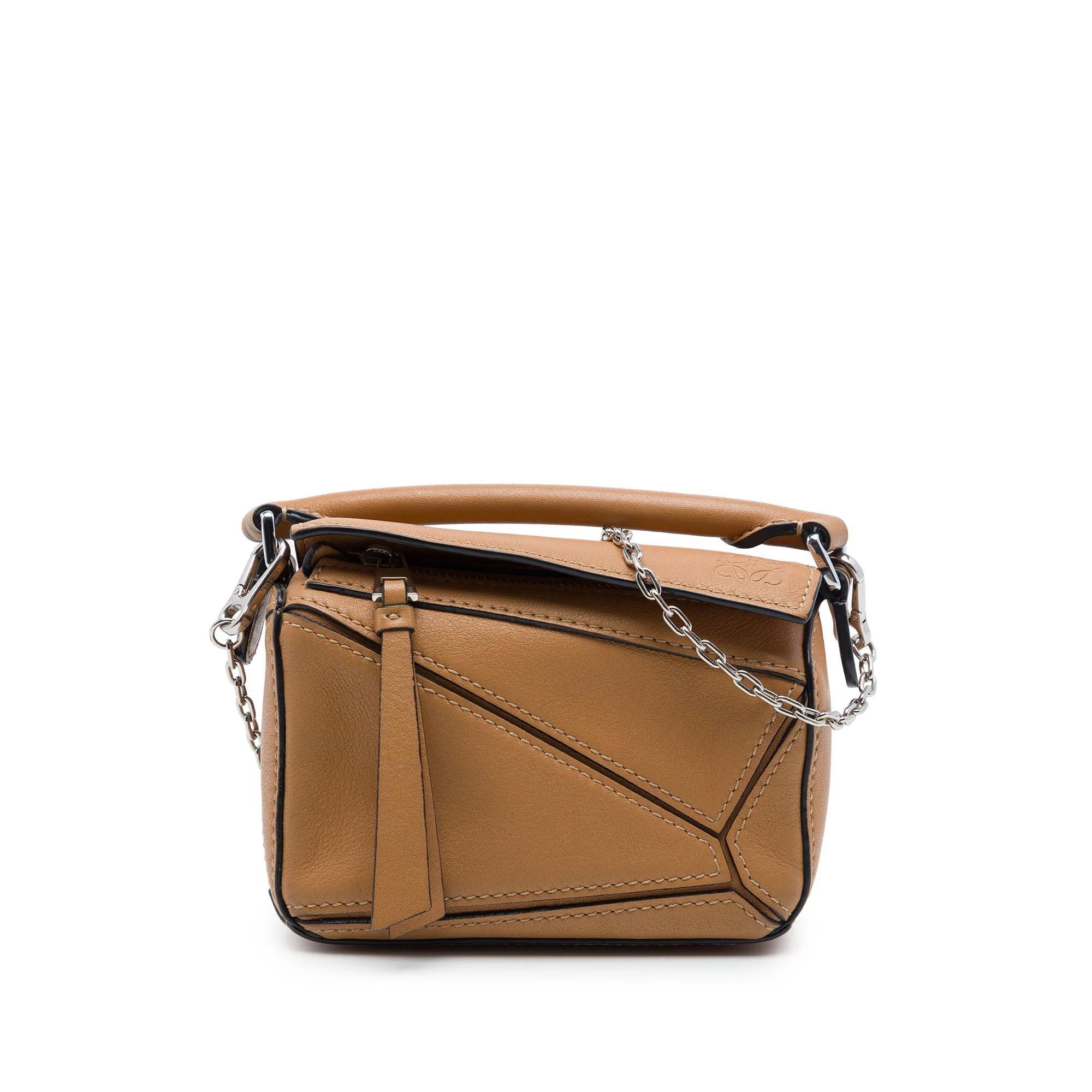 Puzzle pony-style calfskin handbag