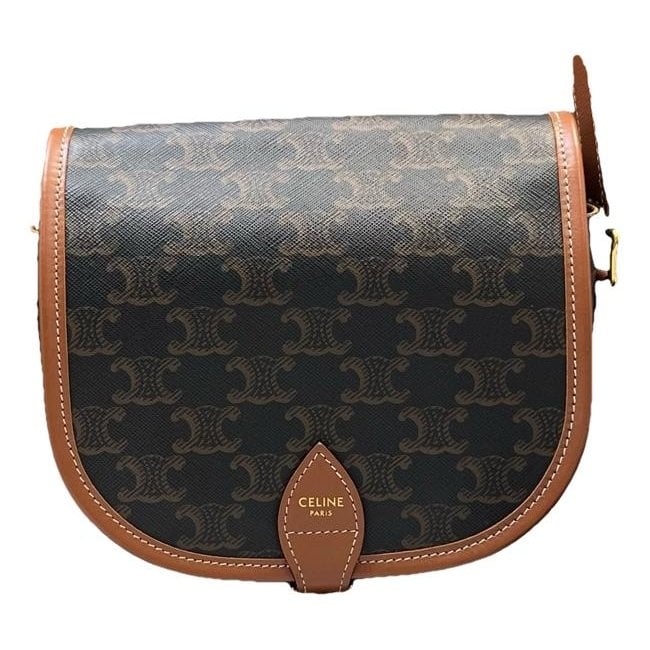 Trotteur leather crossbody bag