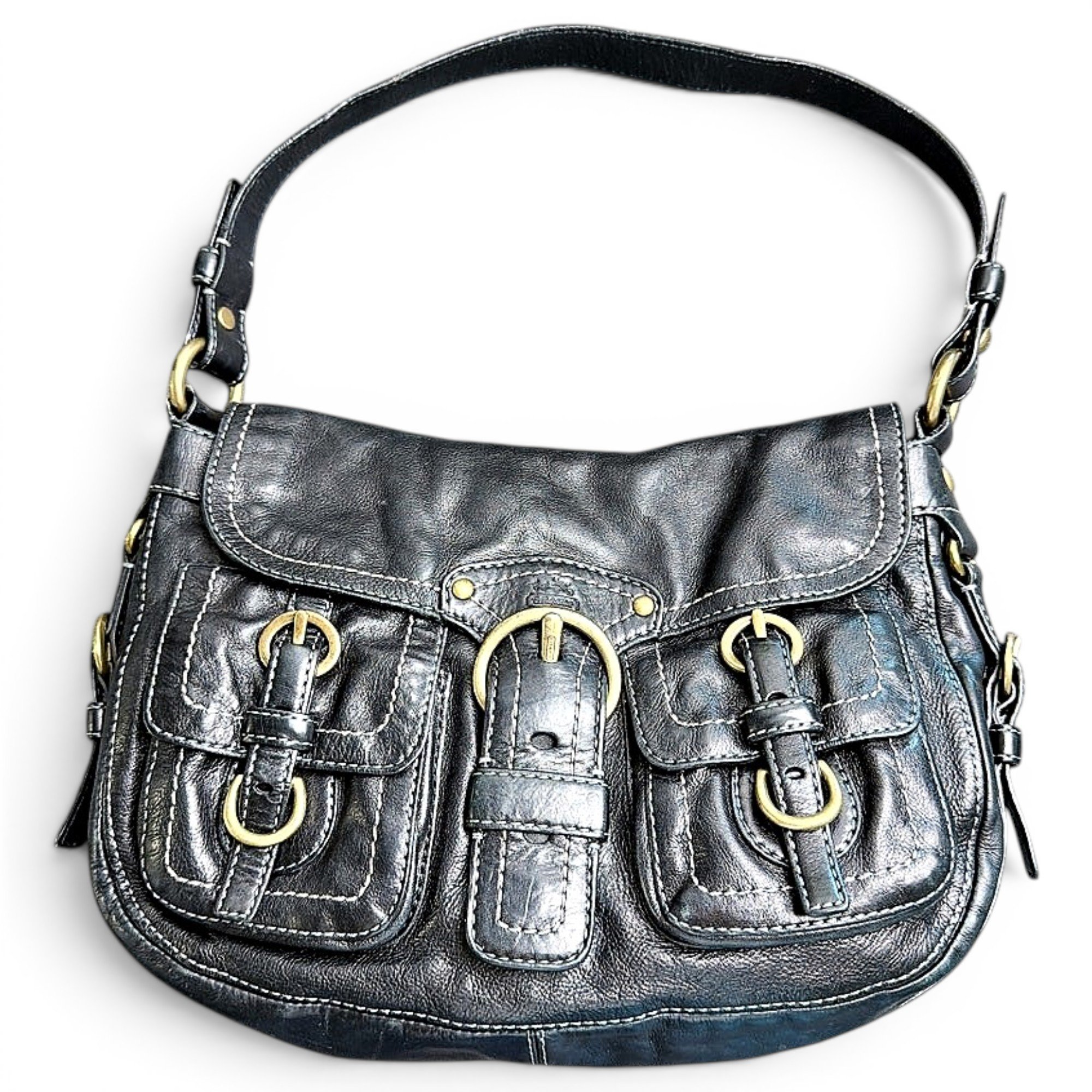 Signature Sufflette leather handbag