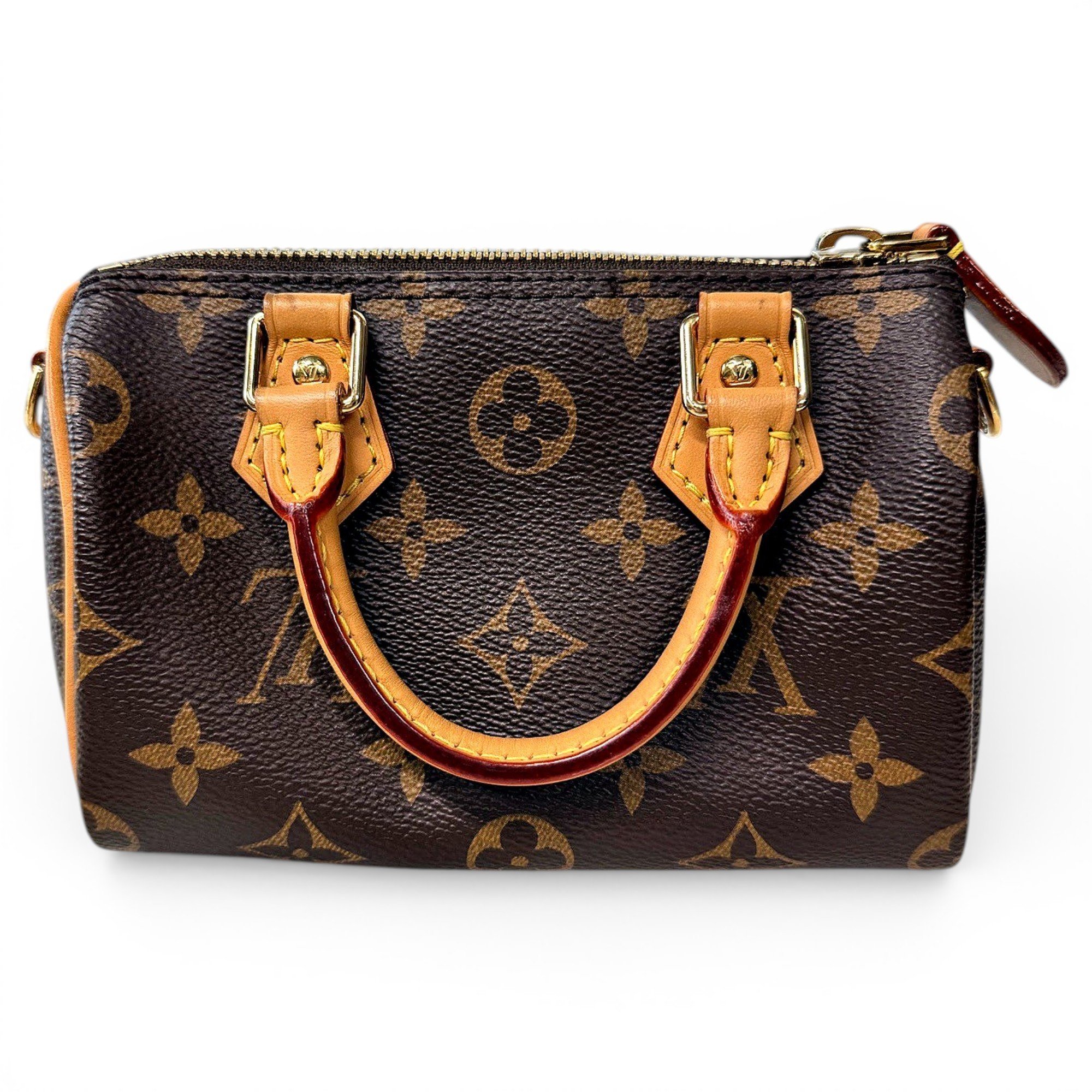 Louis Vuitton Nano Speedy / Mini HL leather handbag