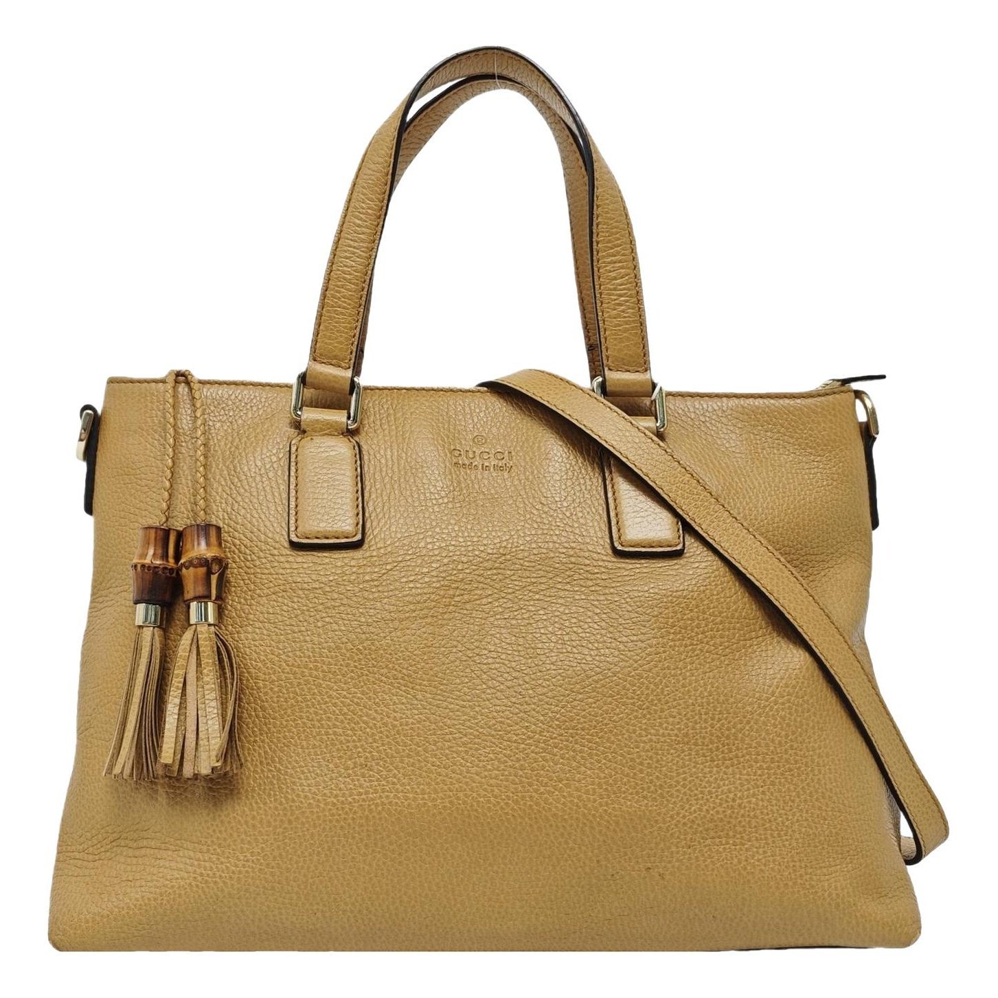 Leather handbag