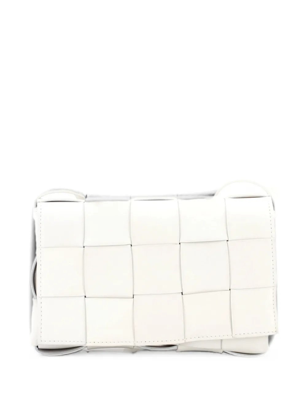 Brick Cassette Shoulder Bag Maxi Intrecciato Leather Mini crossbody bag