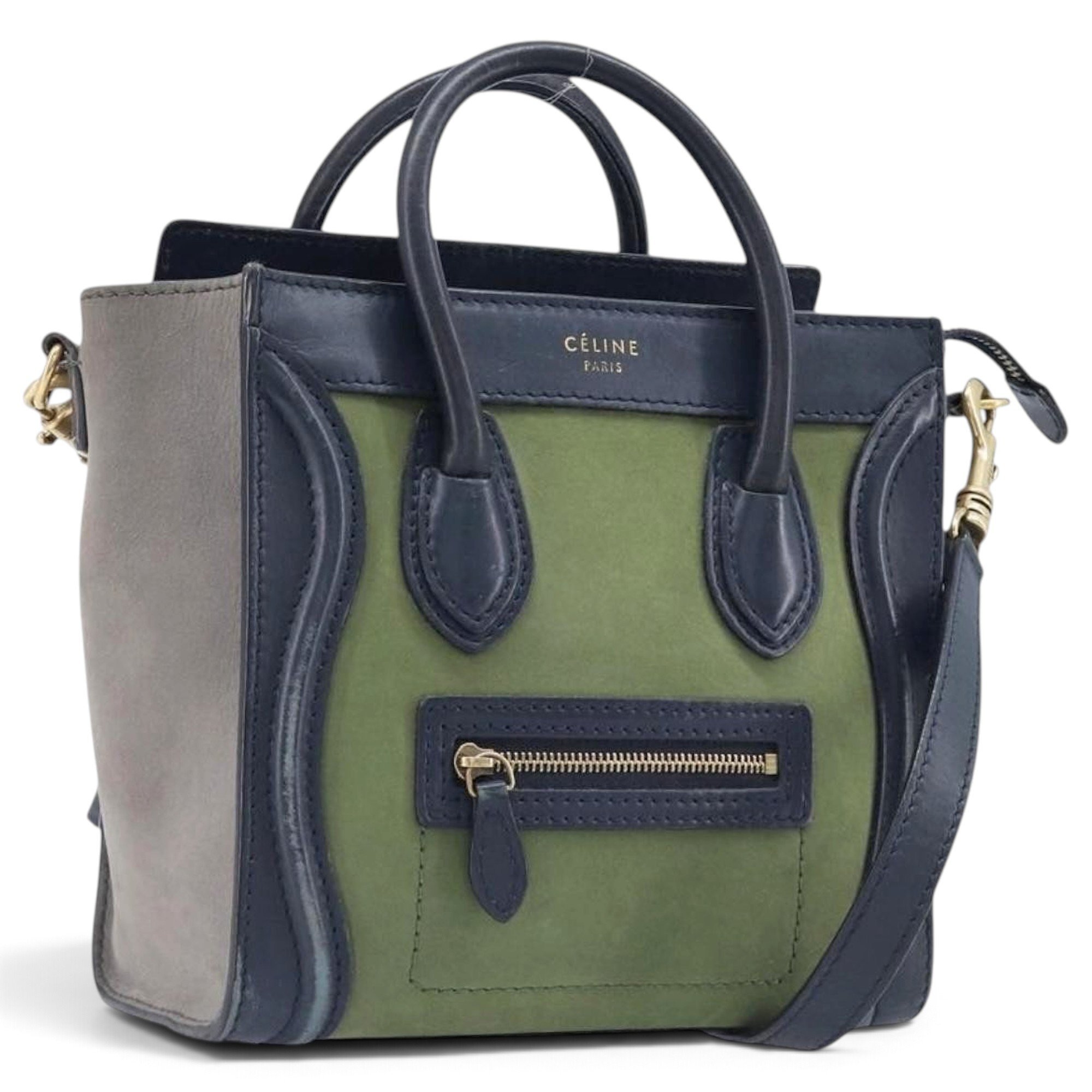 Luggage leather mini bag