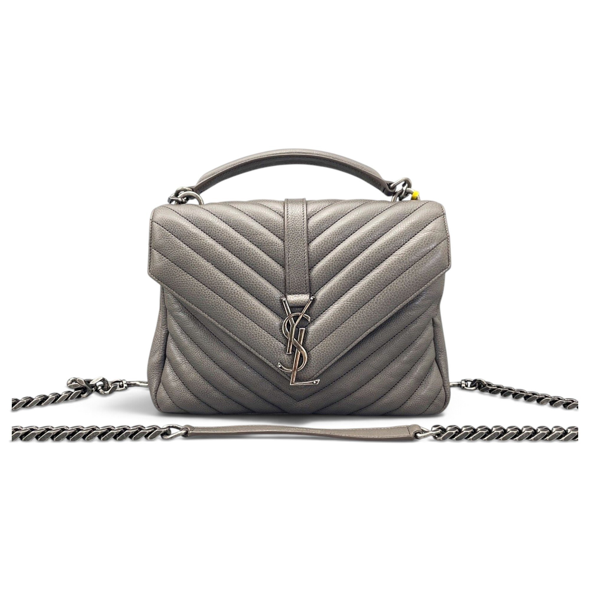Collége monogramme leather handbag