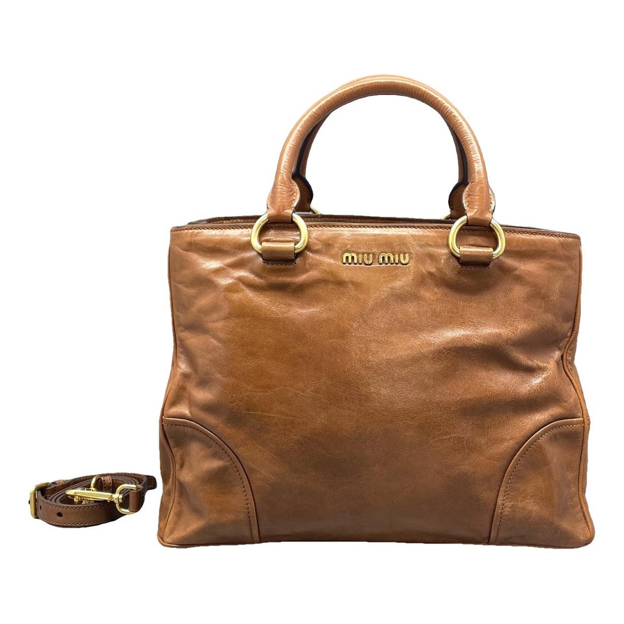 Leather handbag