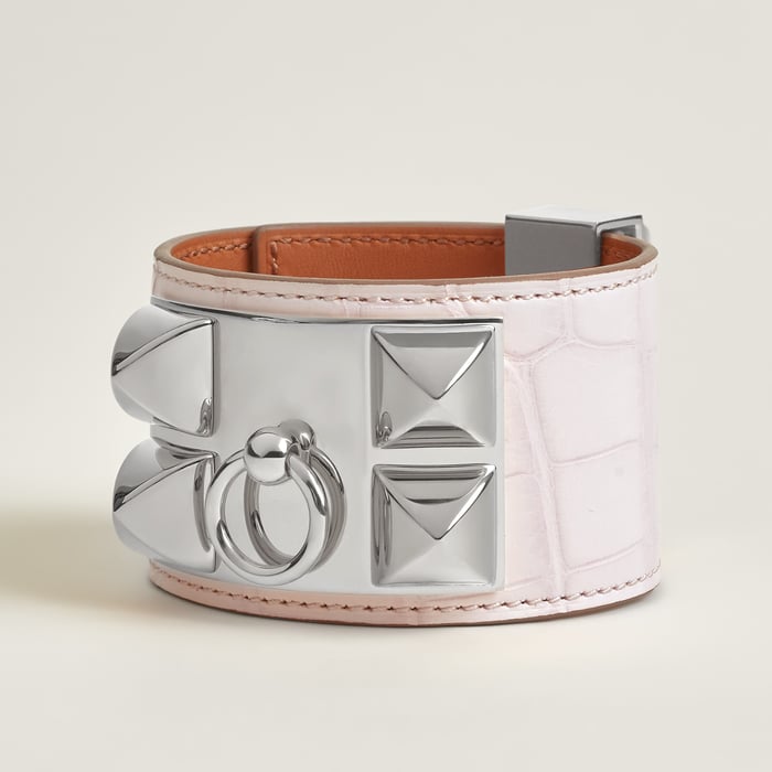 Mauve Pâle Collier De Chien Bracelet