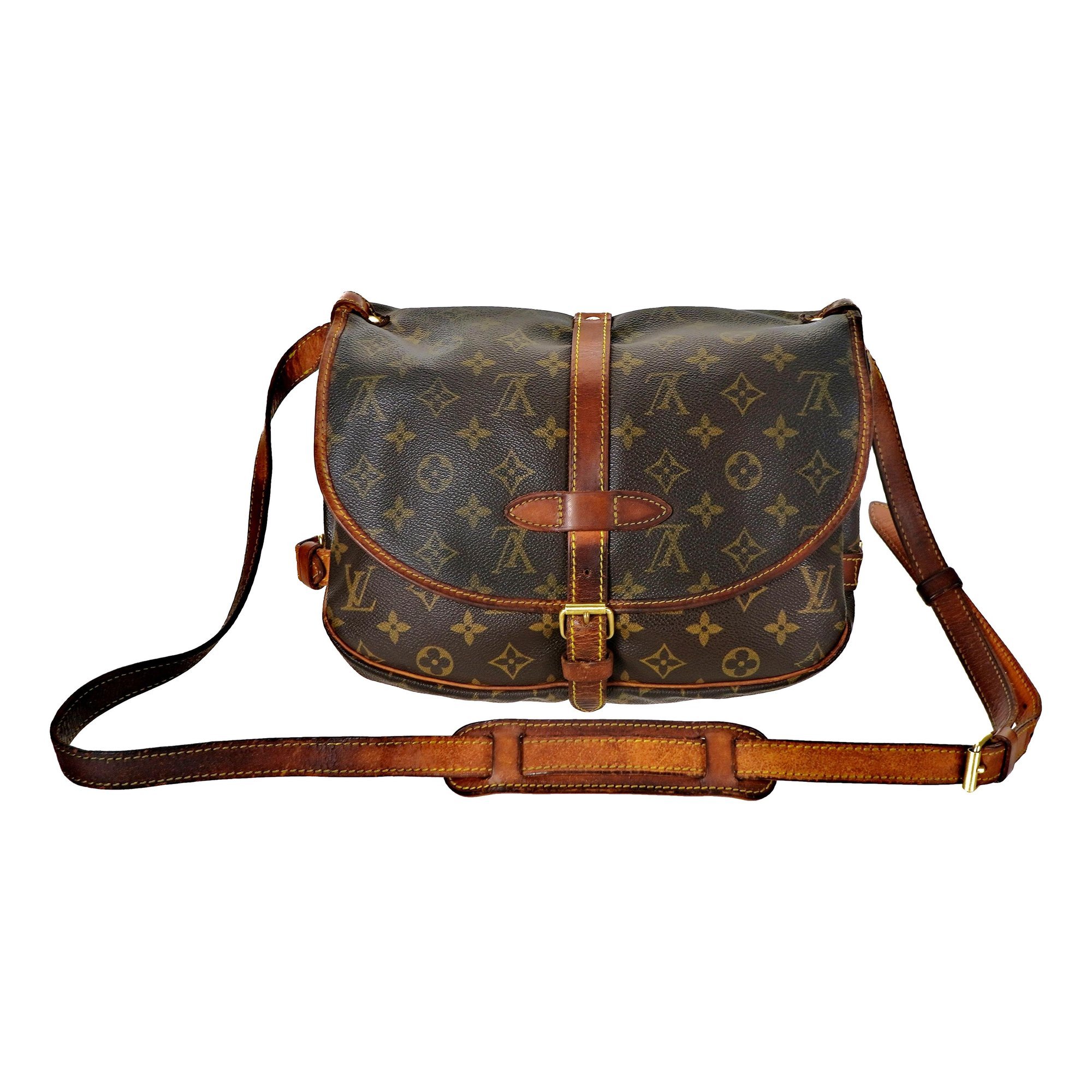 Saumur leather crossbody bag