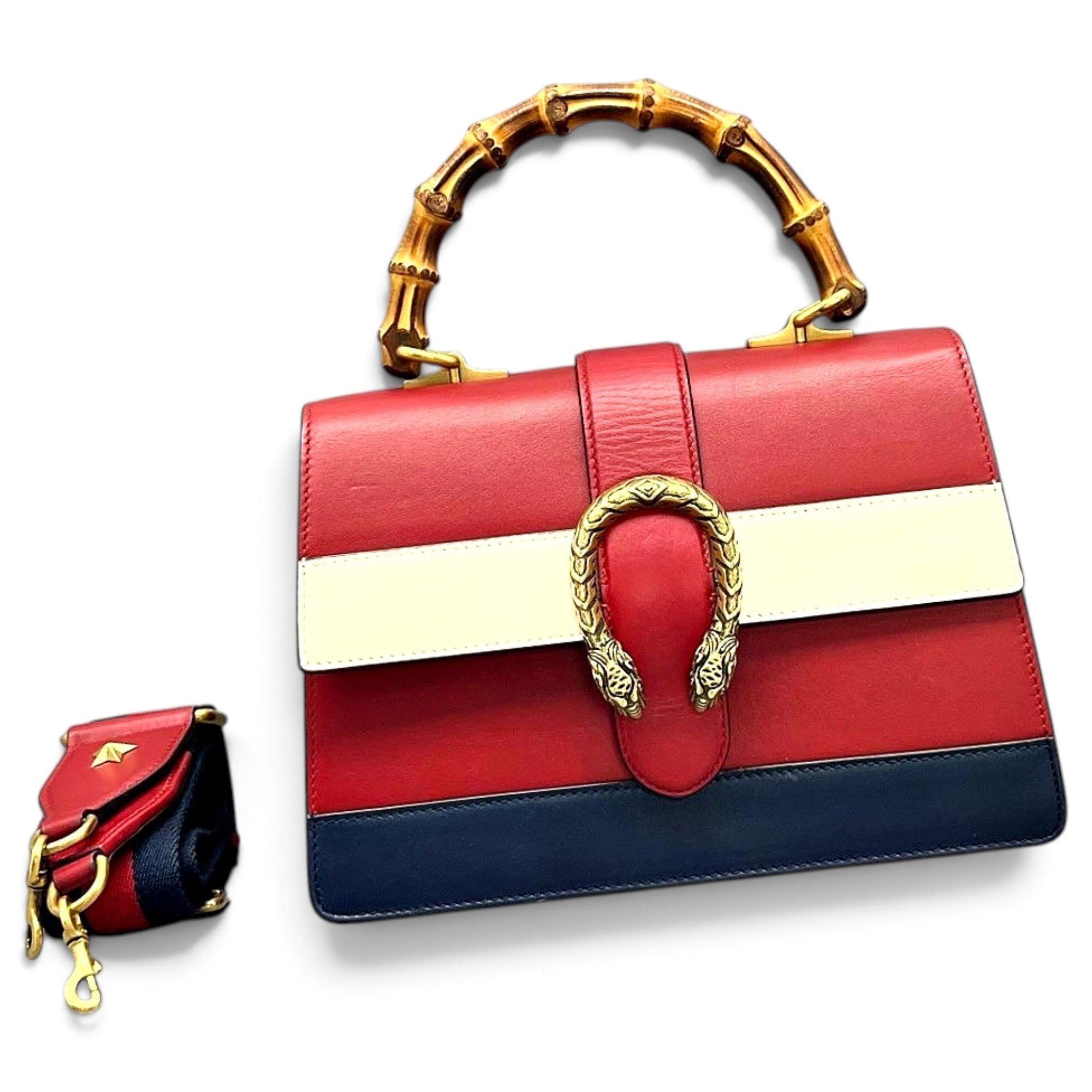 Dionysus Bamboo leather handbag