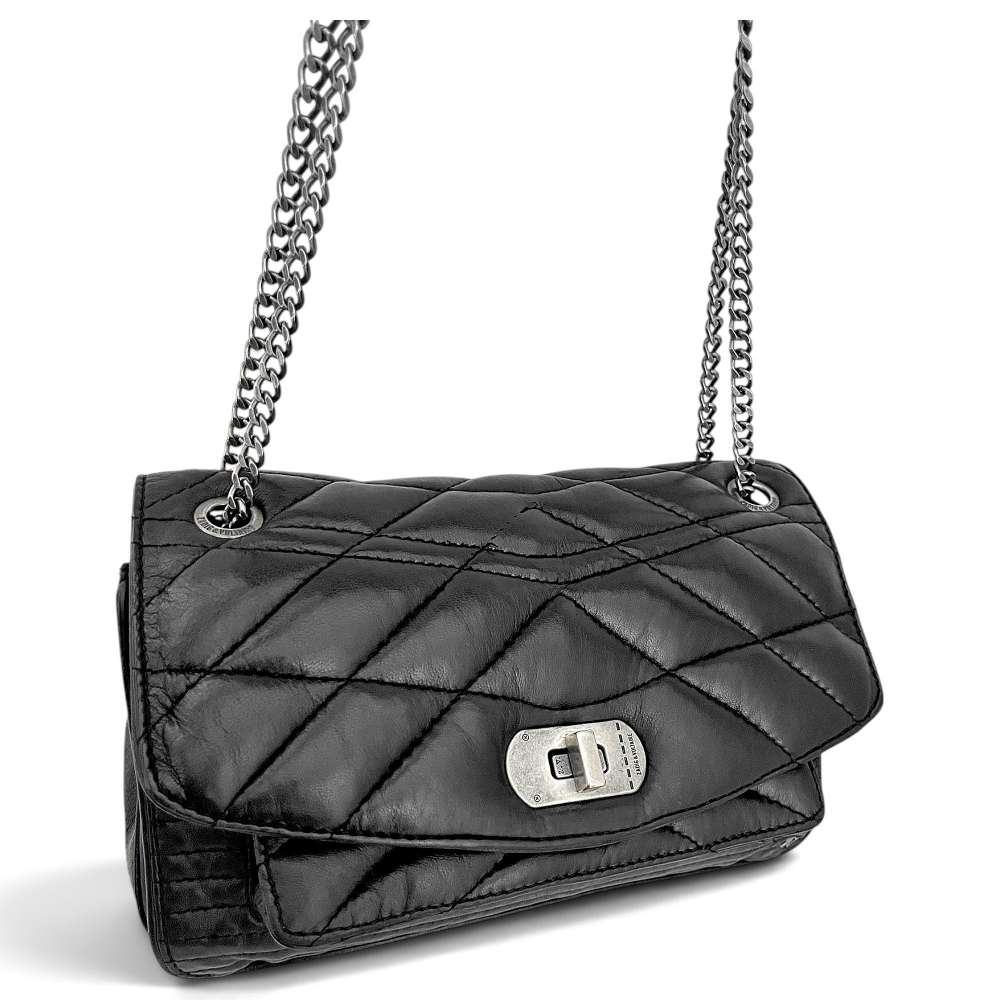 Rock leather crossbody bag