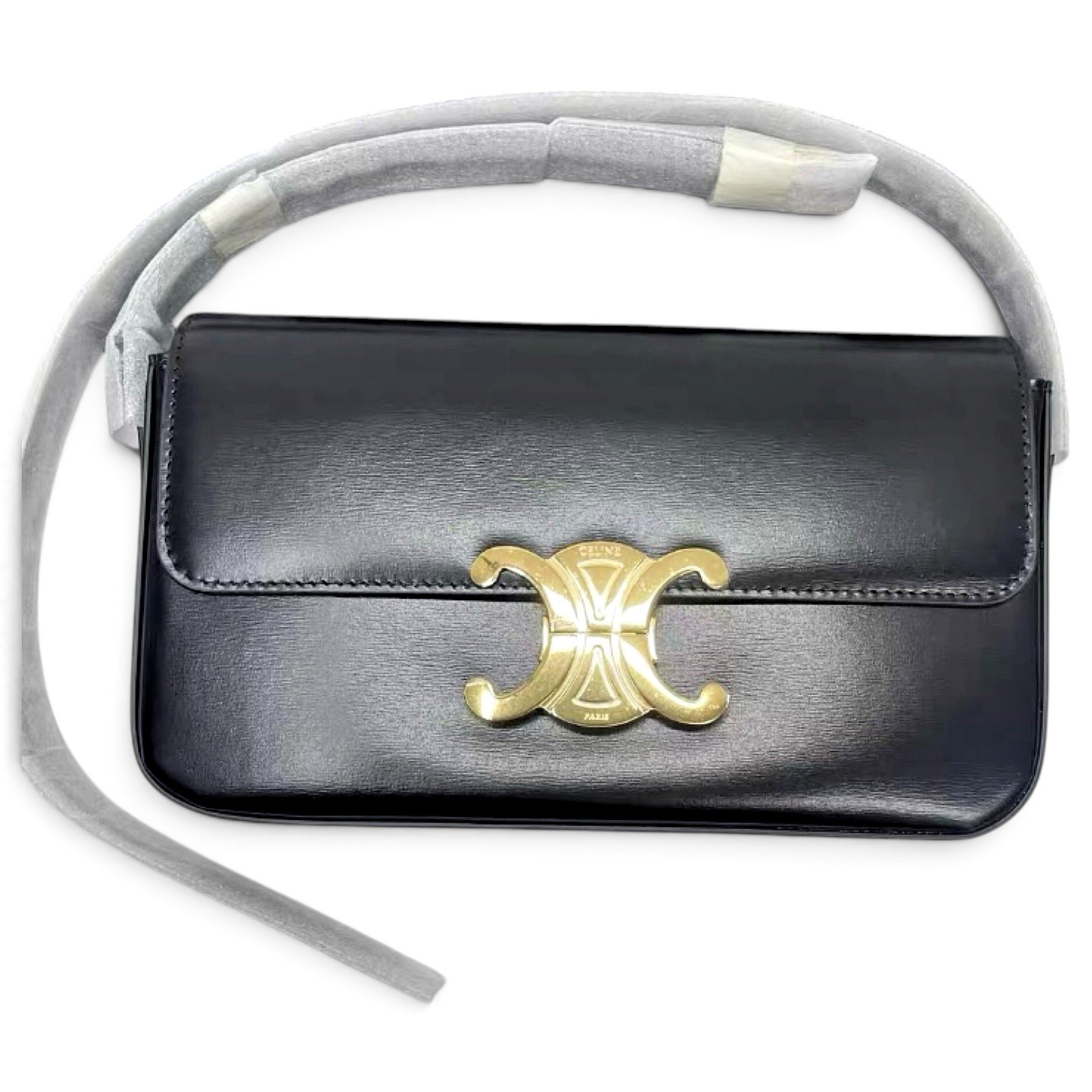 Triomphe leather handbag