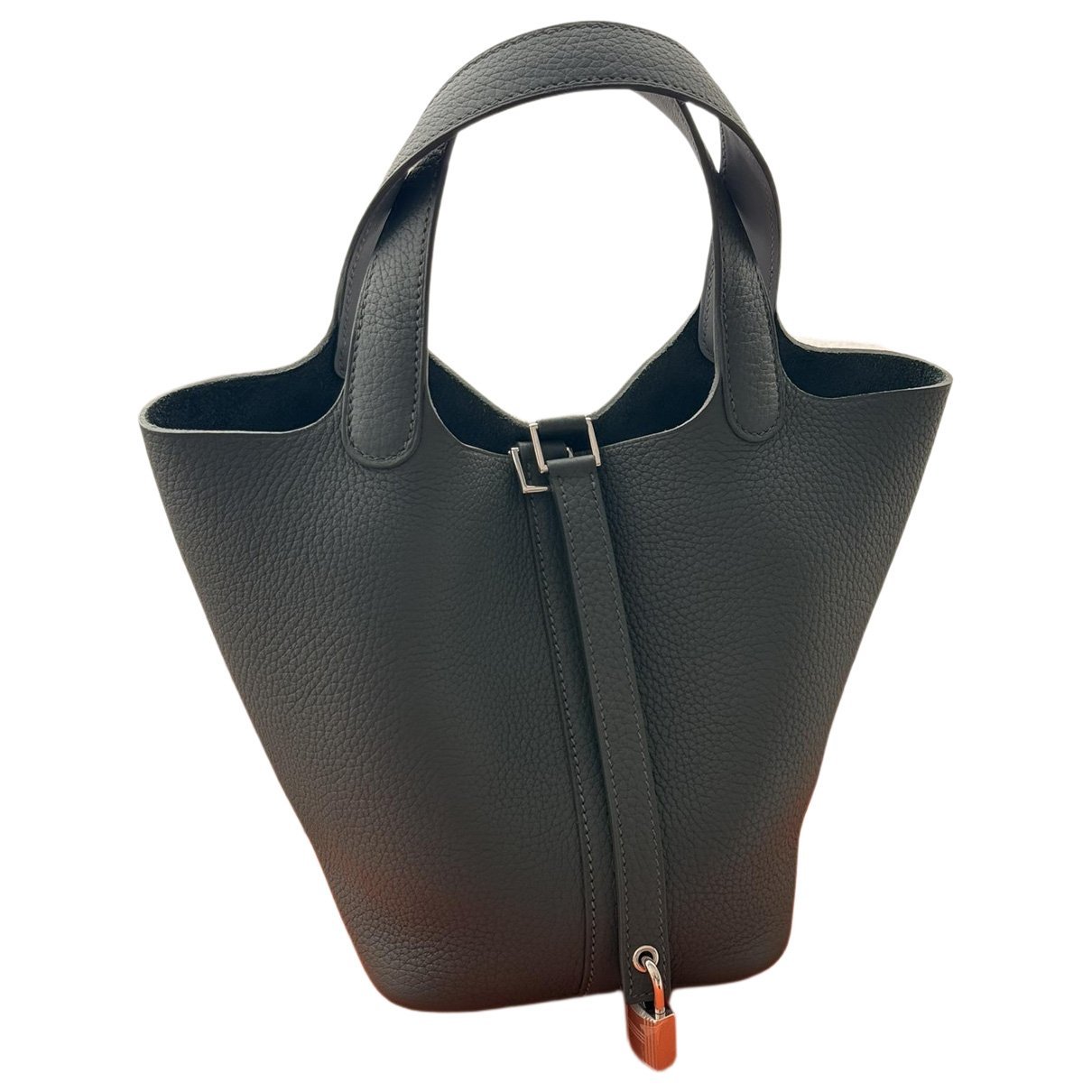 Picotin leather tote
