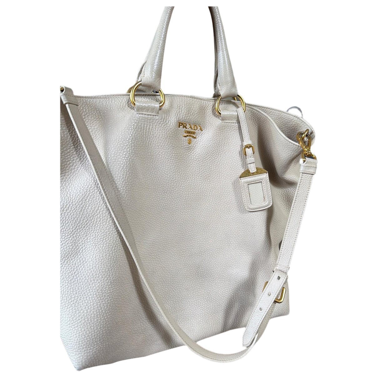 Leather tote