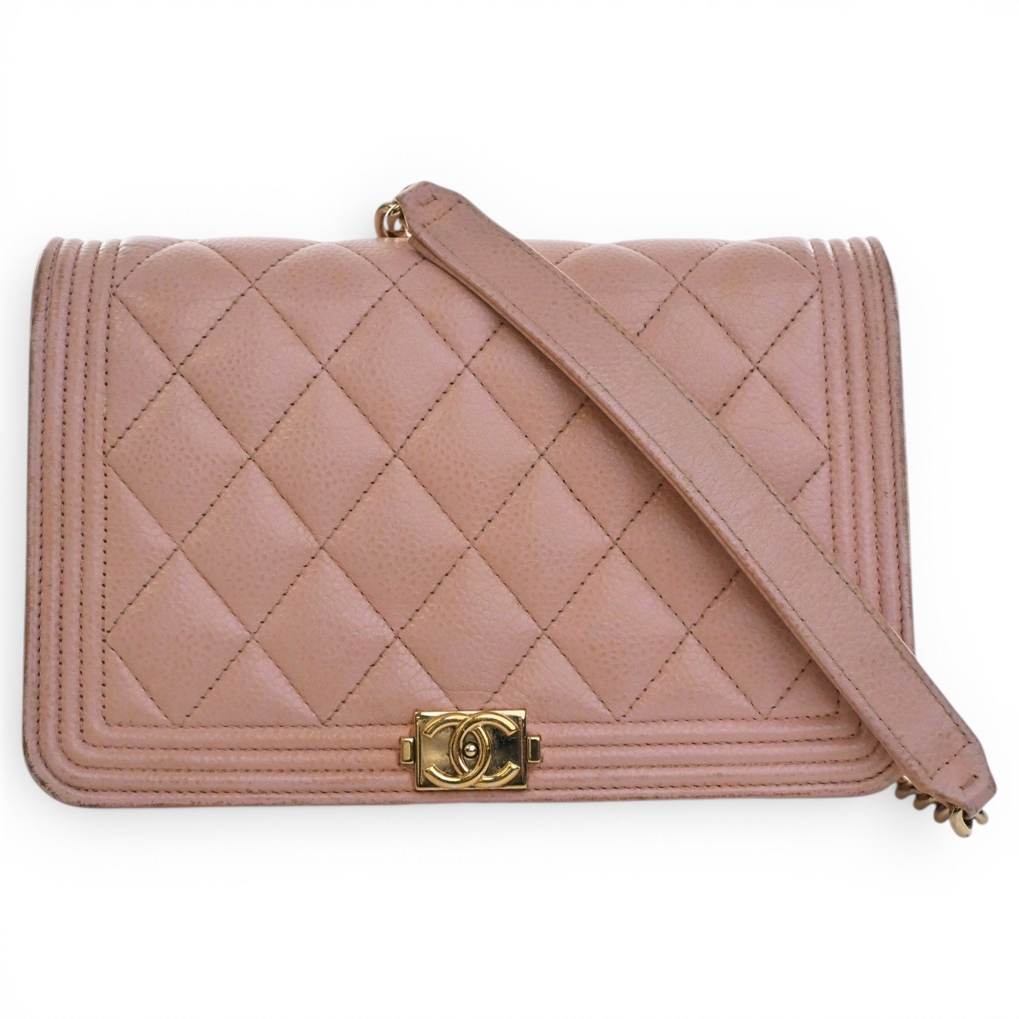 Boy leather crossbody bag