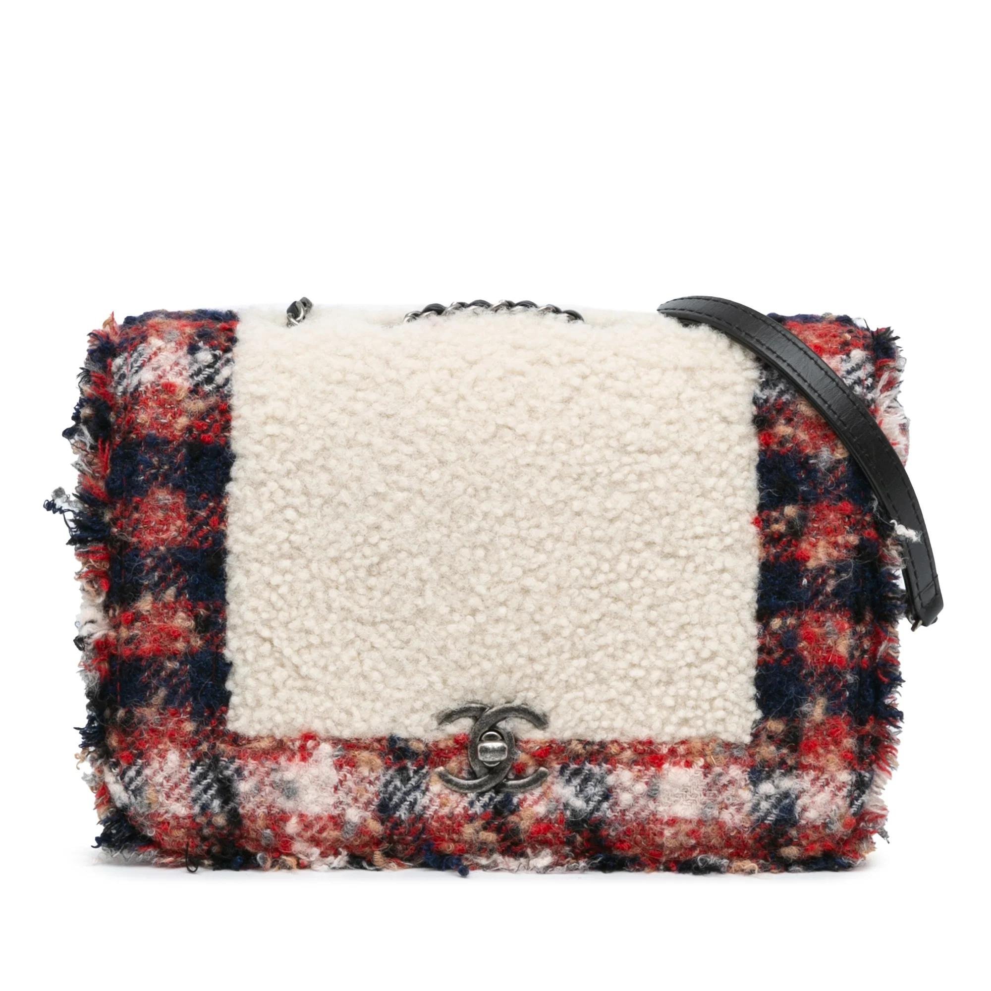 Wallet On Chain Boy Half Flap leather handbag