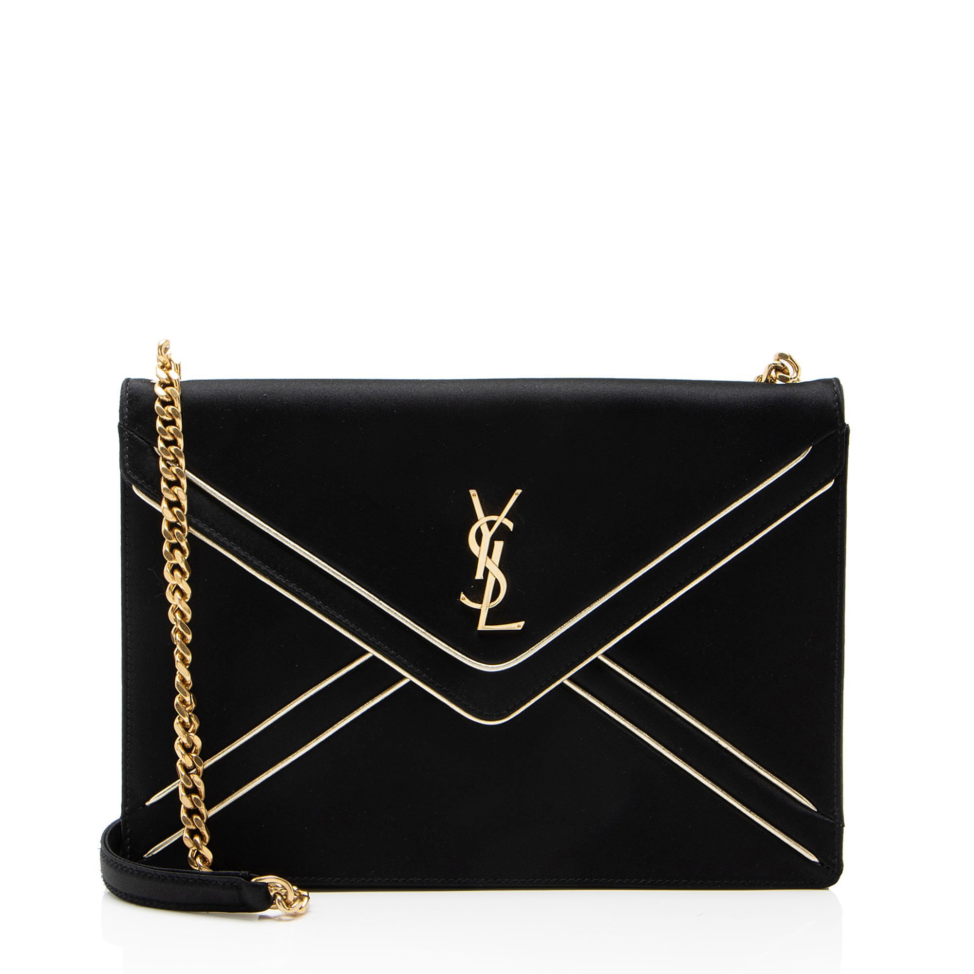 Envelope leather handbag
