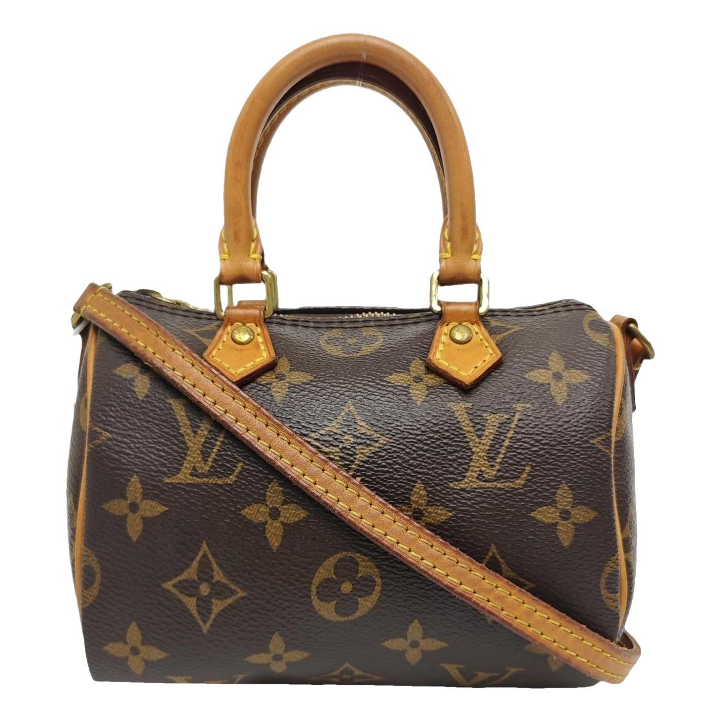 Nano Speedy / Mini HL leather handbag