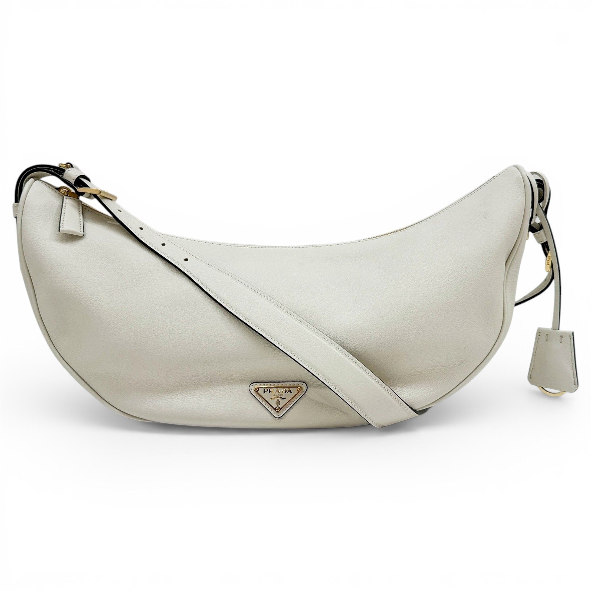 Arqué leather handbag
