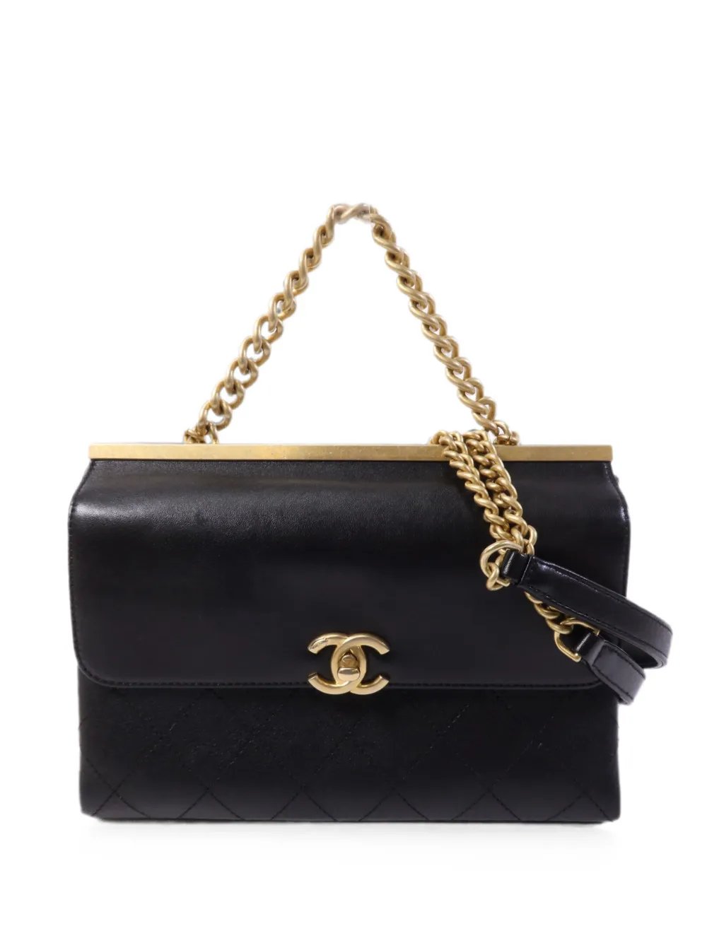 small Coco Luxe Flap leather shoulder bag
