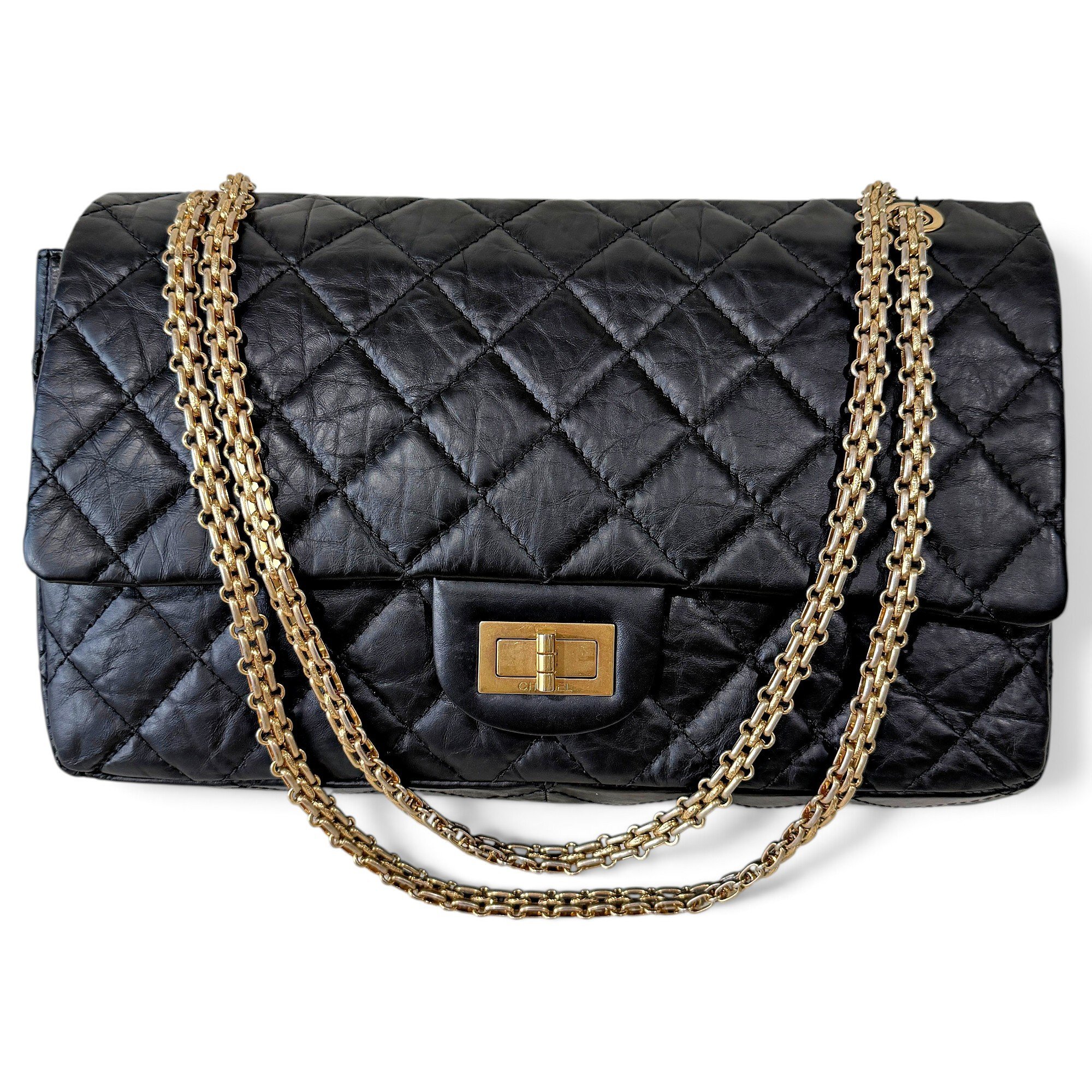 2.55 leather handbag