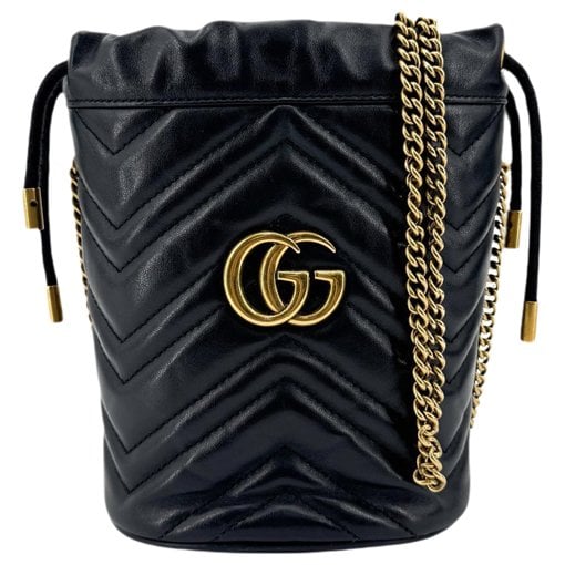 GG Marmont Bucket leather handbag