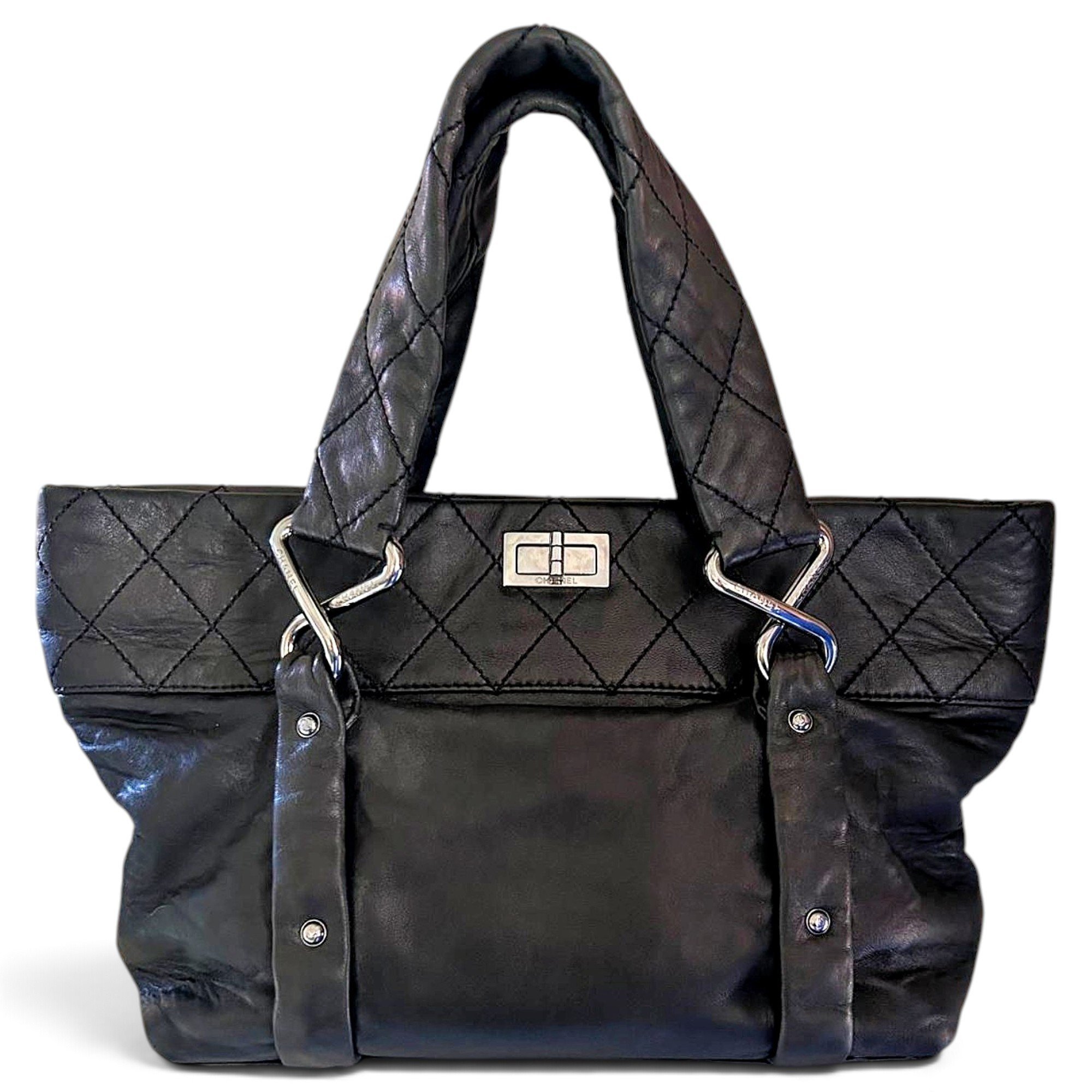 Leather tote