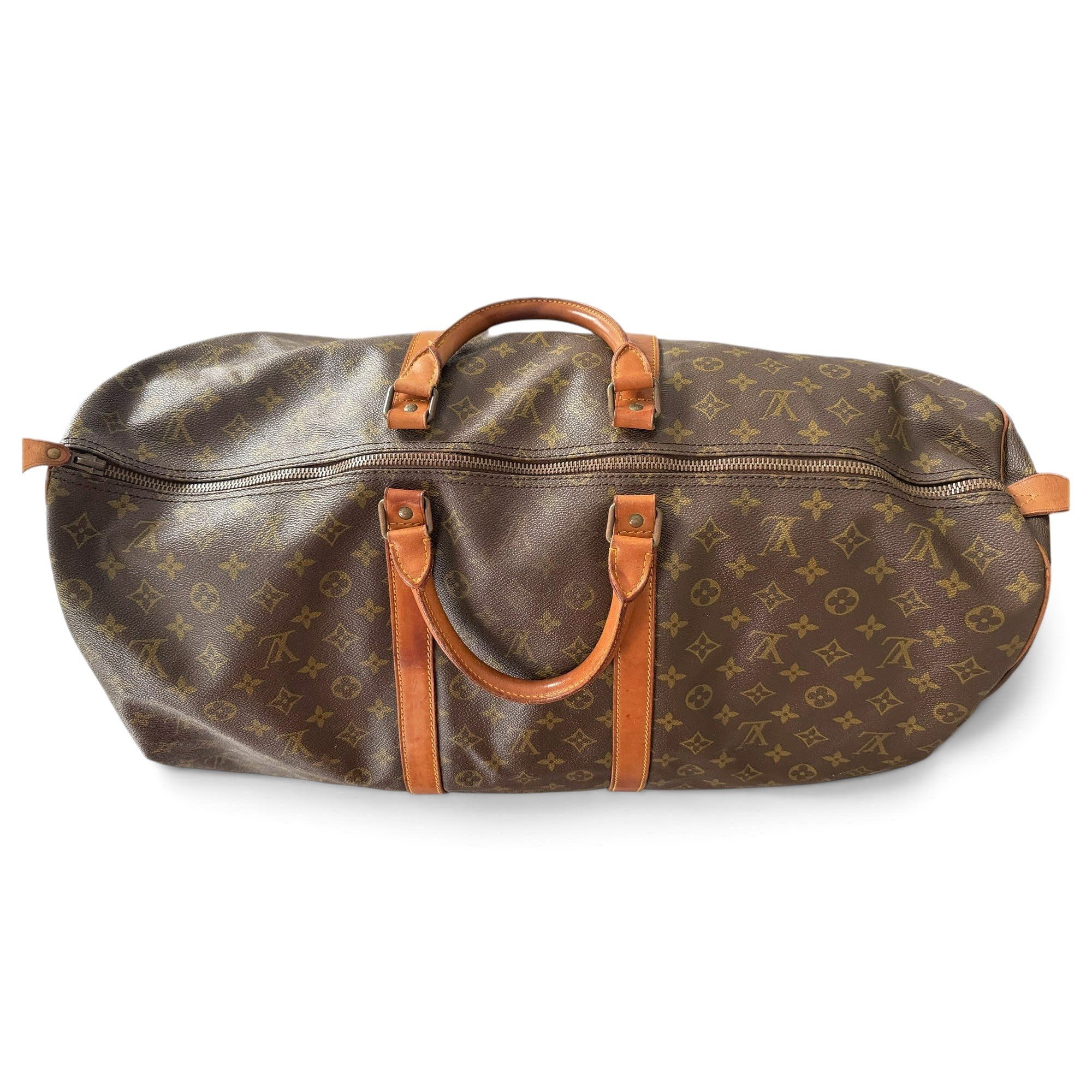 Louis Vuitton Keepall cloth travel bag