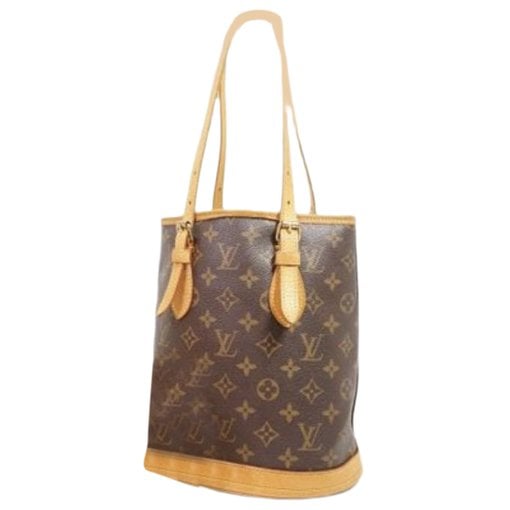 Bucket leather handbag