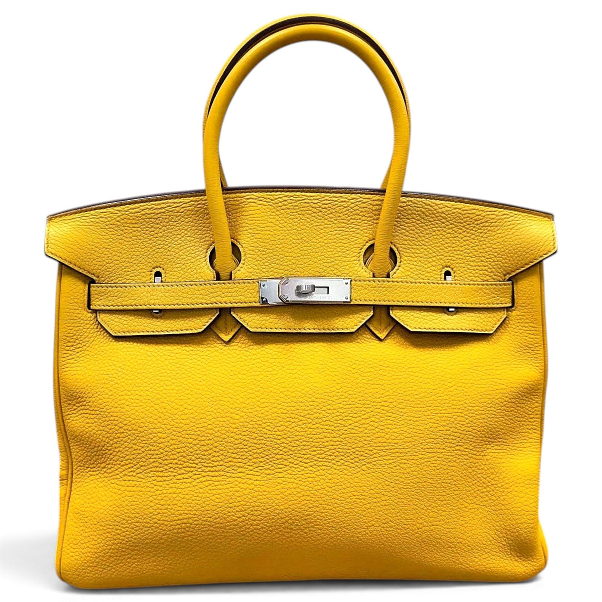 Birkin 35 leather handbag