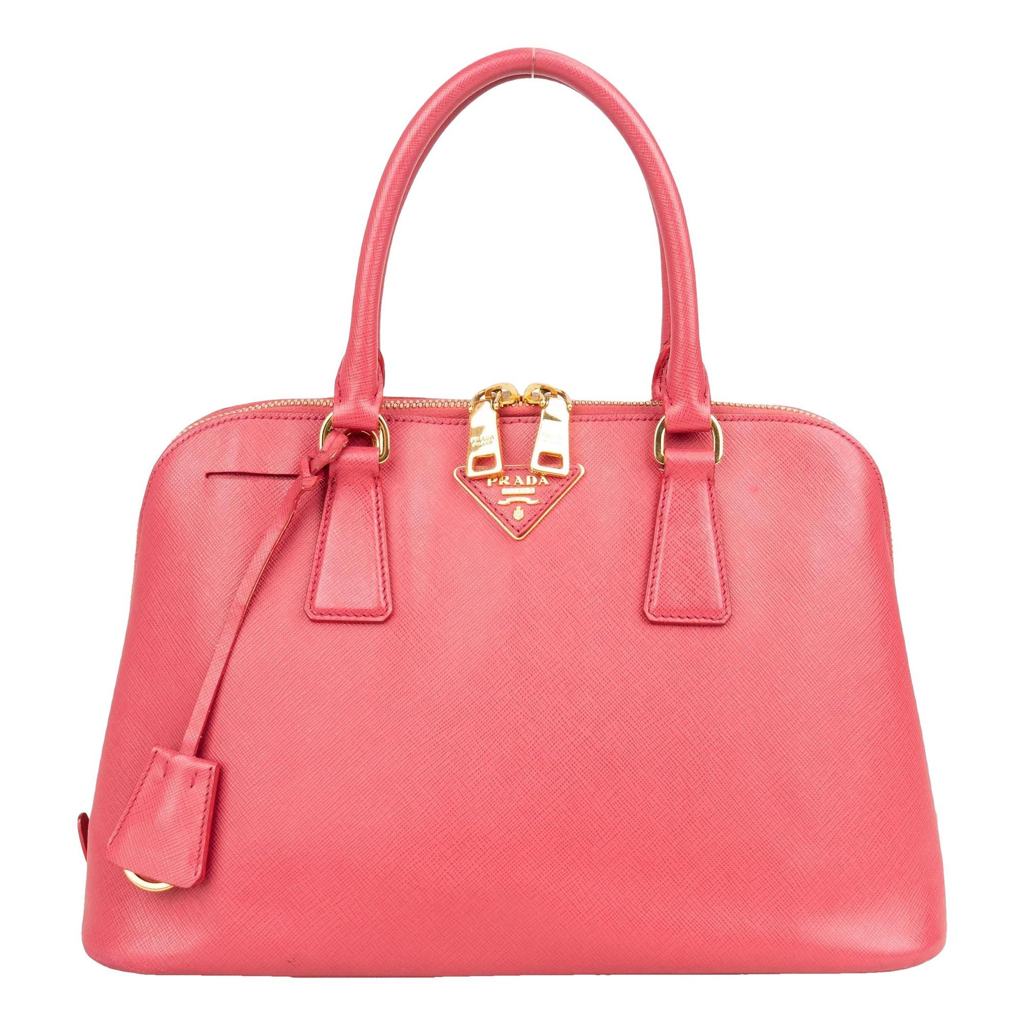 Promenade leather satchel