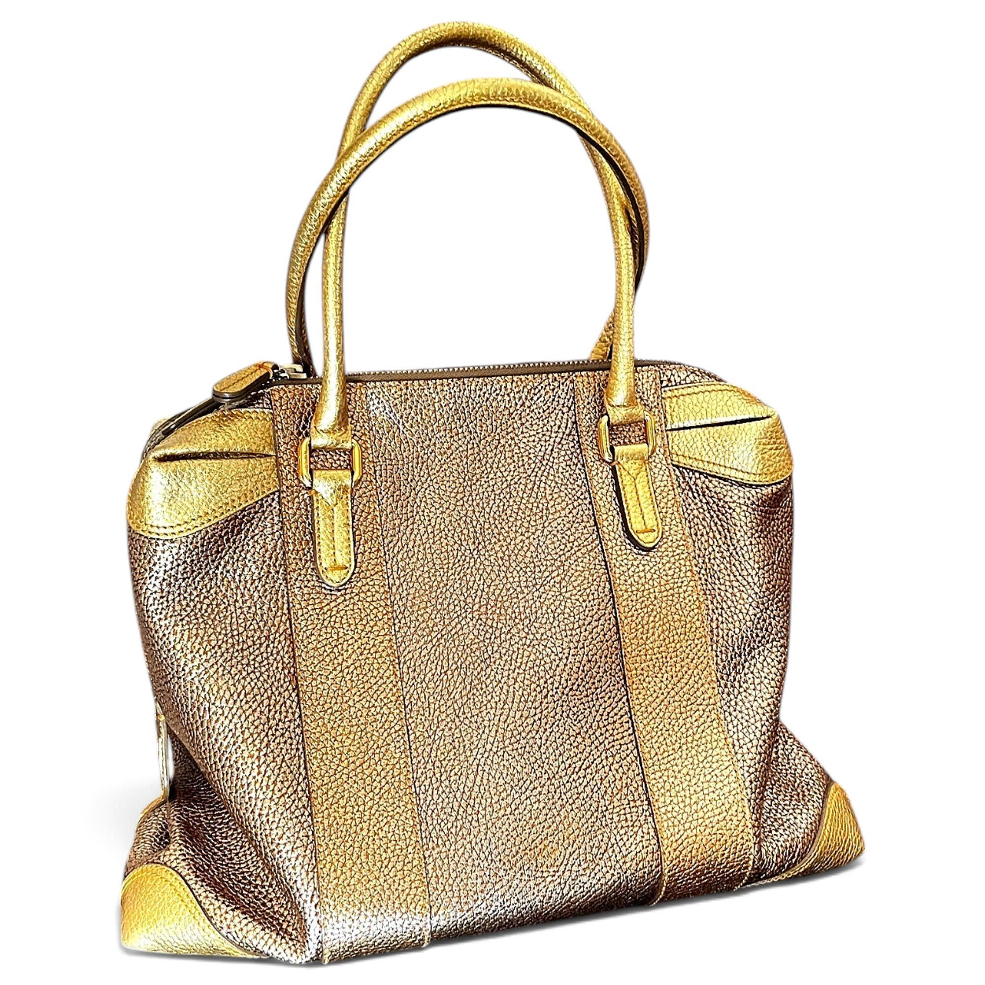 Chameleon leather handbag