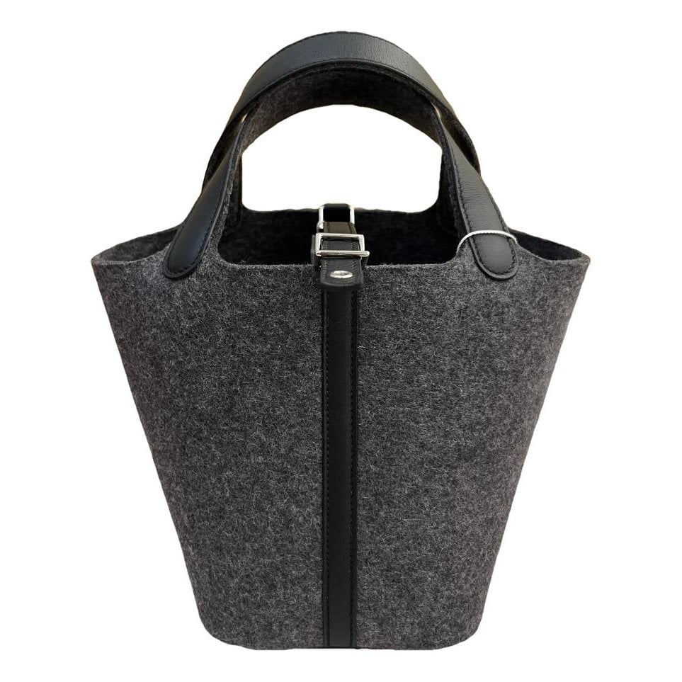 Picotin wool tote