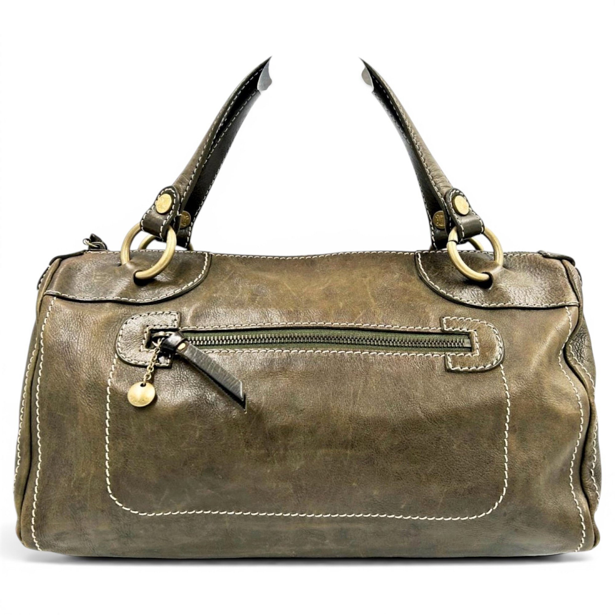 Leather handbag