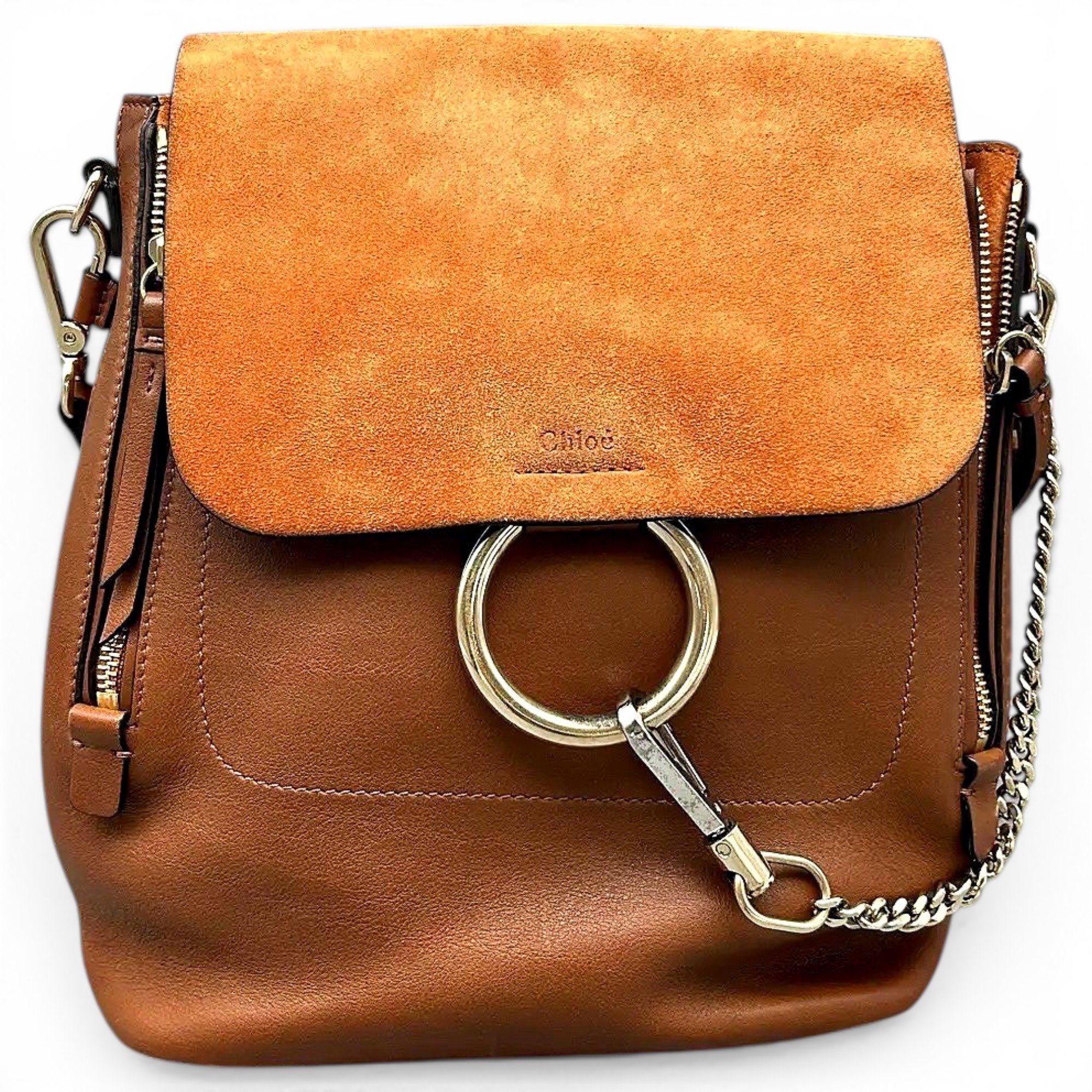 Faye leather backpack
