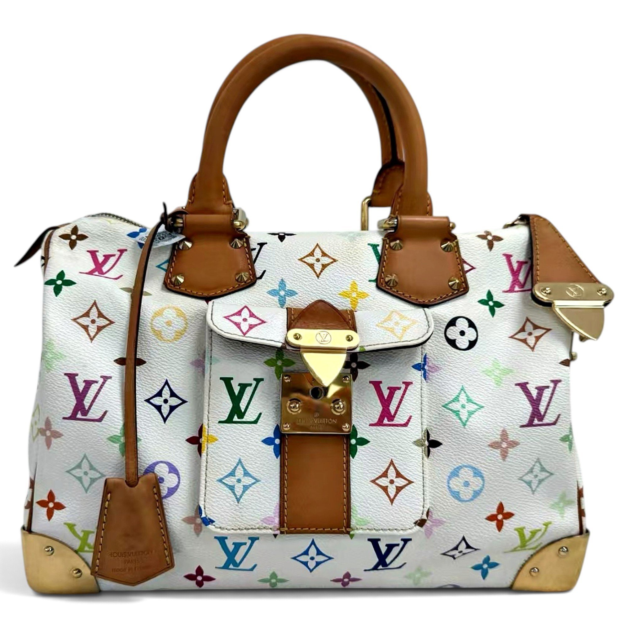 Speedy leather bag