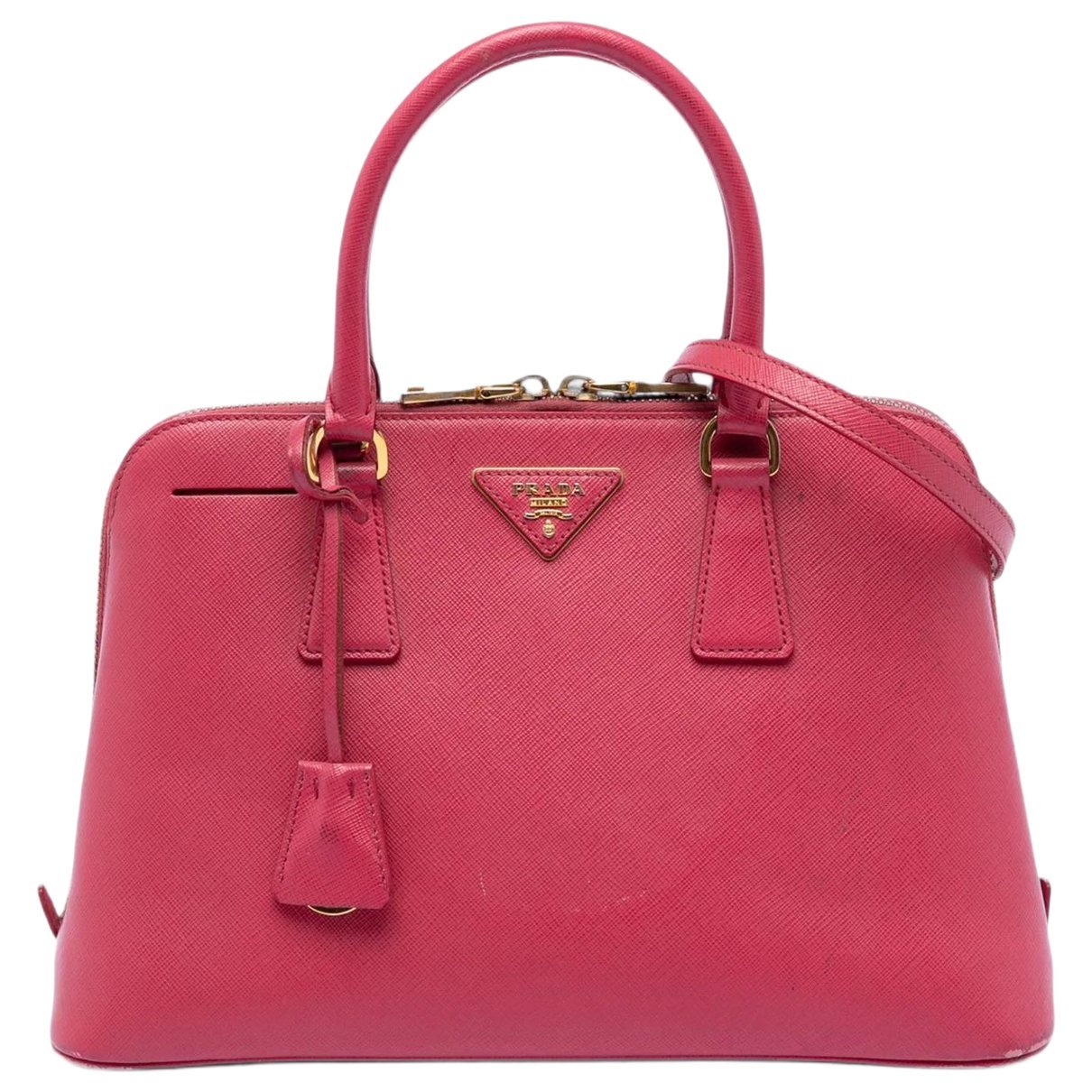 Promenade leather satchel