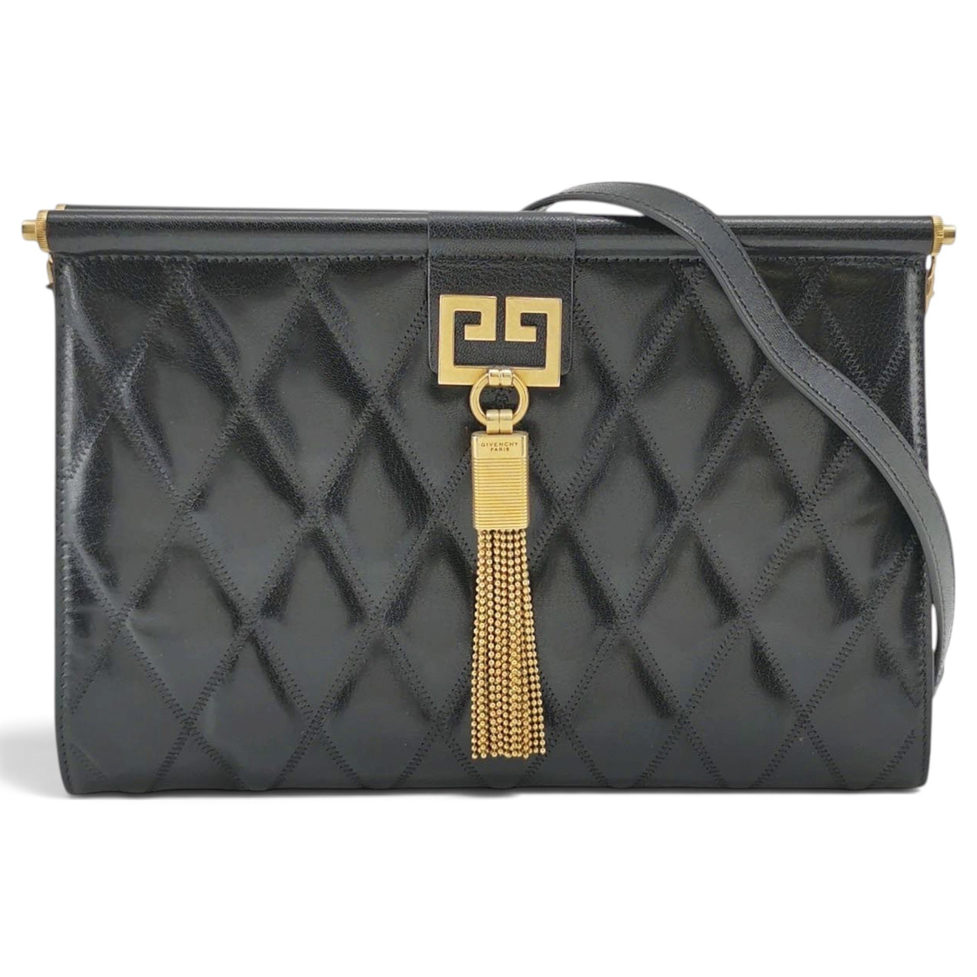 Gem leather handbag